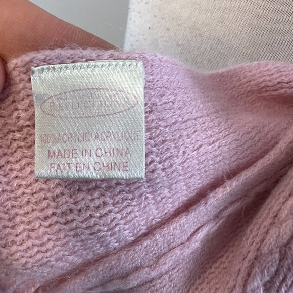 🌿4/$35🌿 NORTHERN REFLECTIONS‎ Pink Knit Scarf - Picture 3 of 4